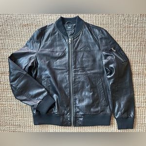 Lamb skin leather Lee Jacket (Italy leather)